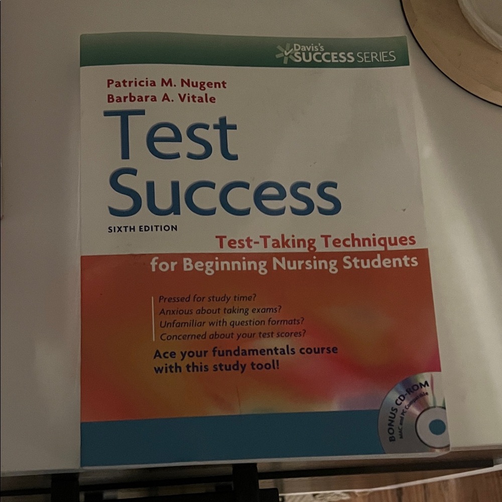 Test Success Book for Nursing Students with DVD
